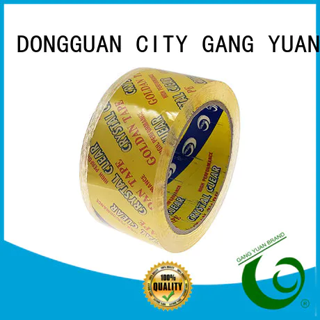 Gangyuan economic grade staples packing tape for moving boxes