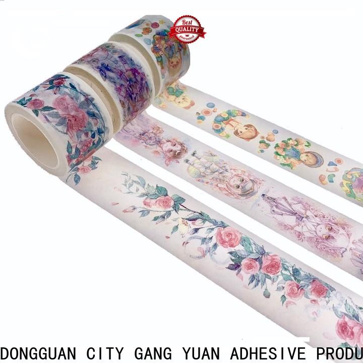 Gangyuan professional animal print washi tape with good price bulk production