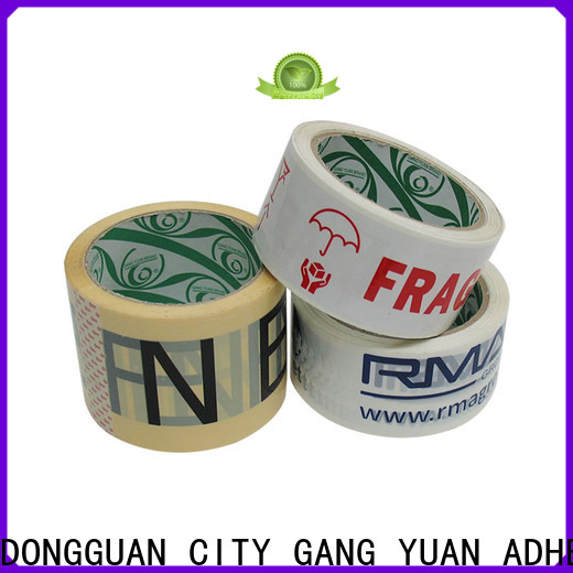 Gangyuan super clear adhesive tape wholesale for carton sealing