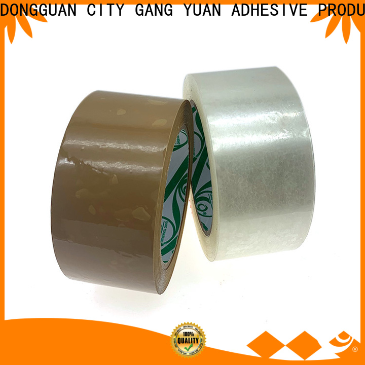 Gangyuan super clear adhesive tape supplier for carton sealing