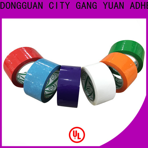 Gangyuan no noise adhesive bopp tape Supply for carton sealing