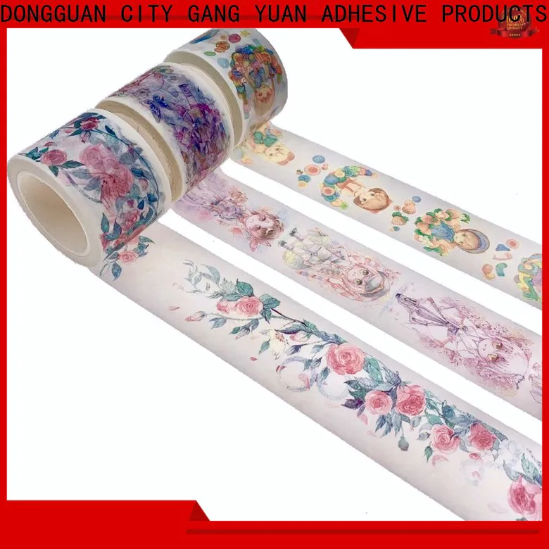 Gangyuan red washi tape from China bulk production