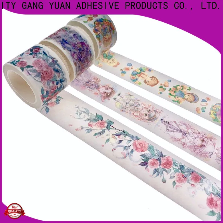 Gangyuan decorative washi tape directly sale for promotion