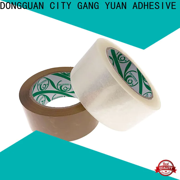 Gangyuan polypropylene packaging tape manufacturers for carton sealing