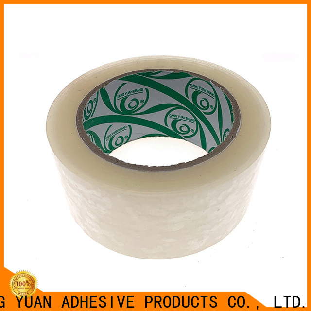 Gangyuan economic grade clear moving tape factory for carton sealing