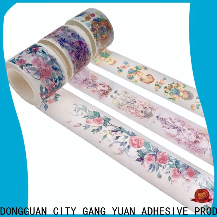 Gangyuan washi tape suppliers personalized for packaging