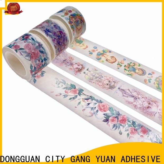 Gangyuan custom printed washi tape supplier for sale