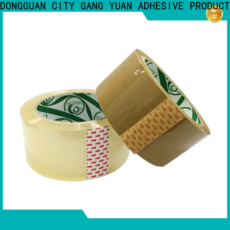 Gangyuan no noise clear shipping tape company for carton sealing