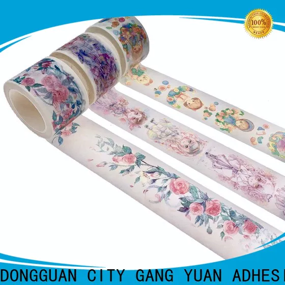 Gangyuan Best brown washi tape factory on sale