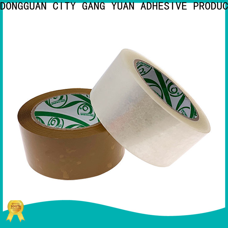 Gangyuan transparent adhesive tape manufacturers for carton sealing