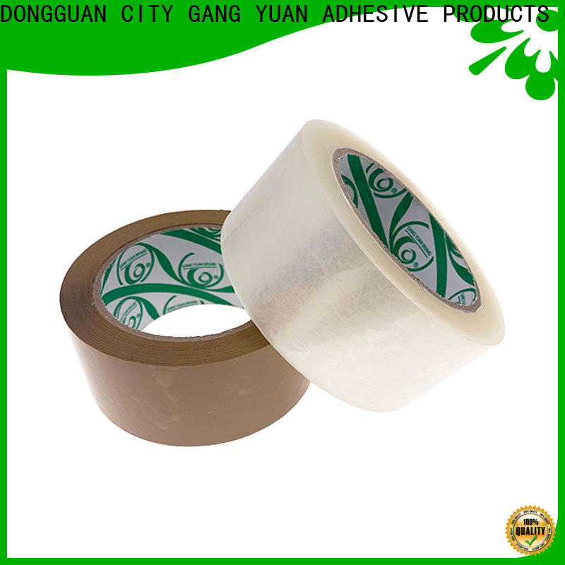 Gangyuan super clear opp brown tape wholesale for moving boxes