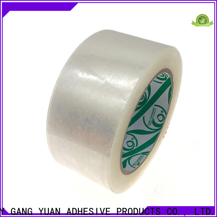 Gangyuan economic grade clear moving tape company for moving boxes