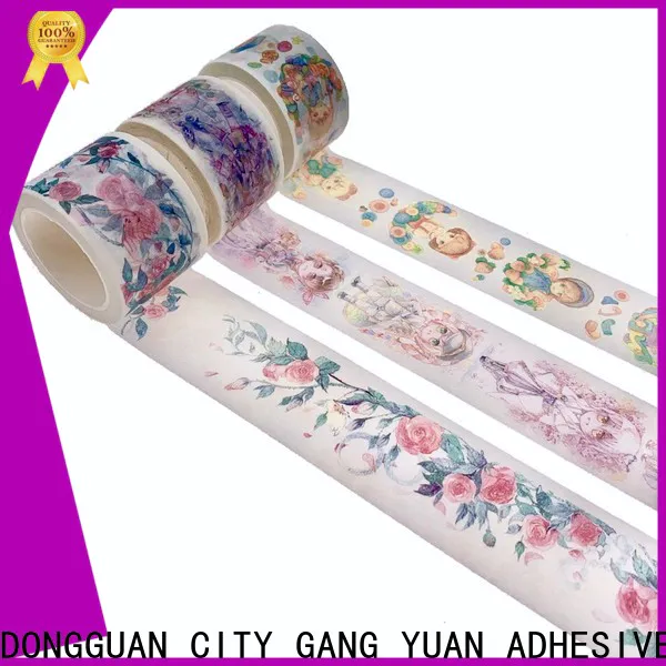 Gangyuan brown washi tape factory direct supply for promotion
