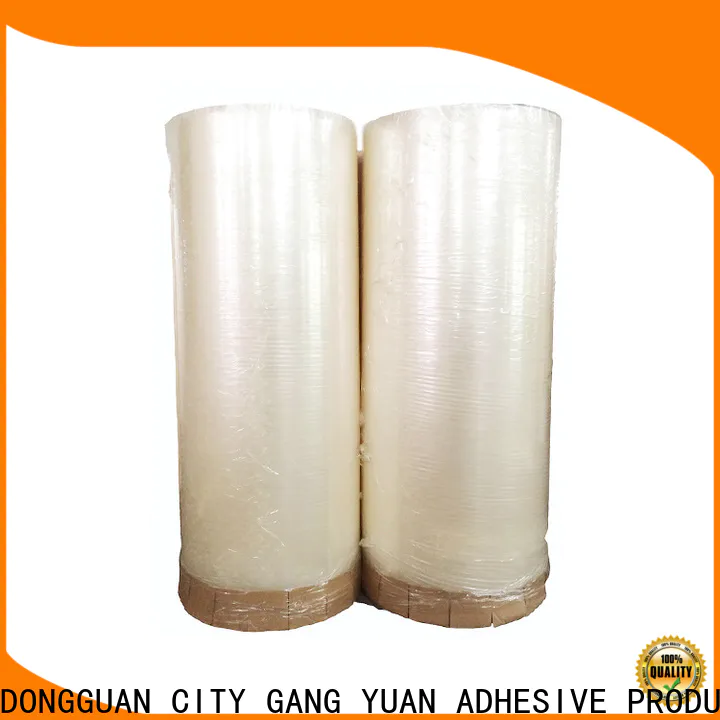 Gangyuan super clear double sided adhesive tape supplier for carton sealing