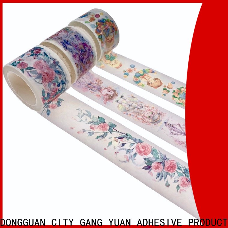 Gangyuan solid color washi tape inquire now bulk production