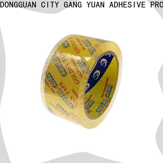 Gangyuan no noise opp brown tape Suppliers for carton sealing