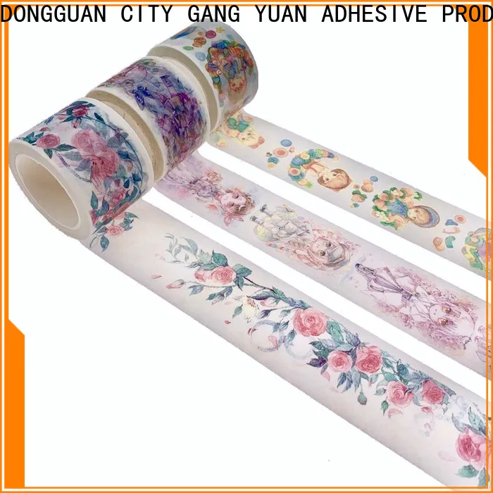 Gangyuan top selling brown washi tape best supplier bulk buy