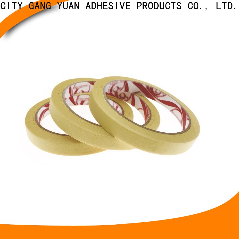 Gangyuan premium quality high temp masking tape reputable manufacturer for indoors