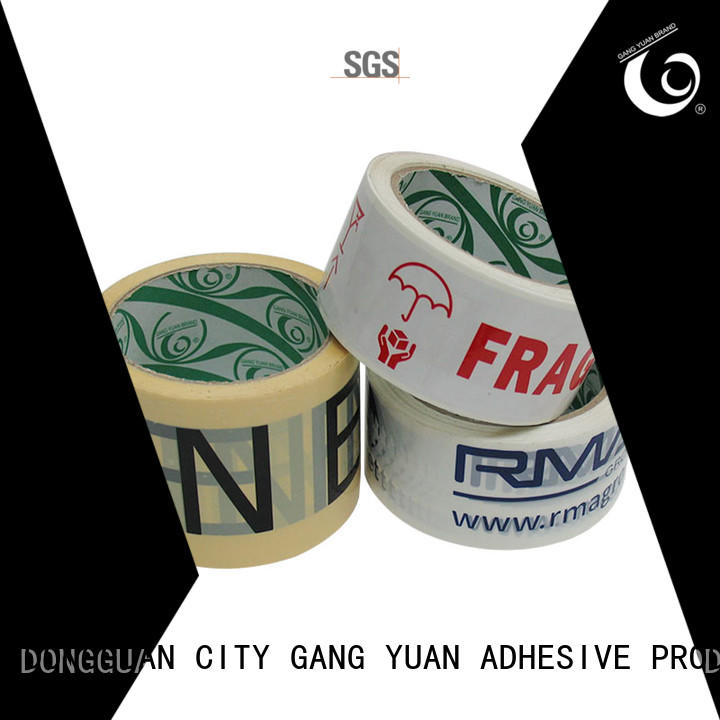 Gangyuan no noise packing tape wholesale for carton sealing