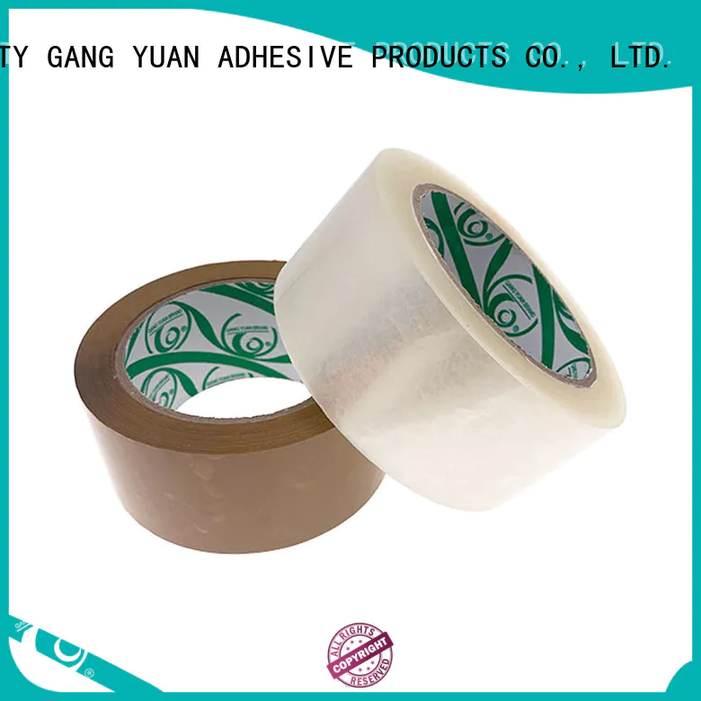 Gangyuan super clear opp tape wholesale for carton sealing