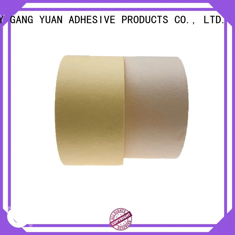 Gangyuan middle temperature masking tape painting factory price for indoors