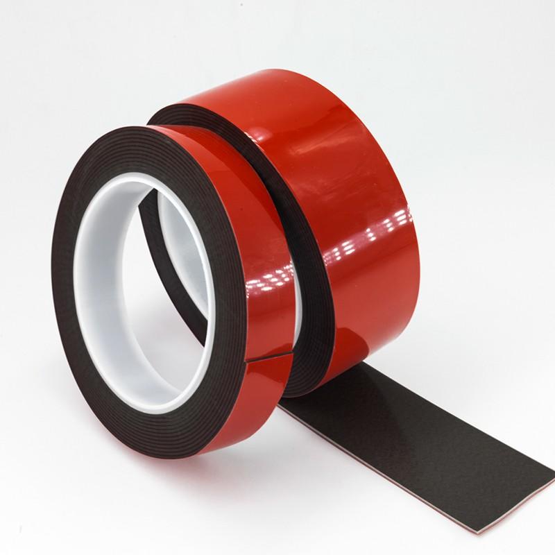 VHB tape black acrylic tape with red liner