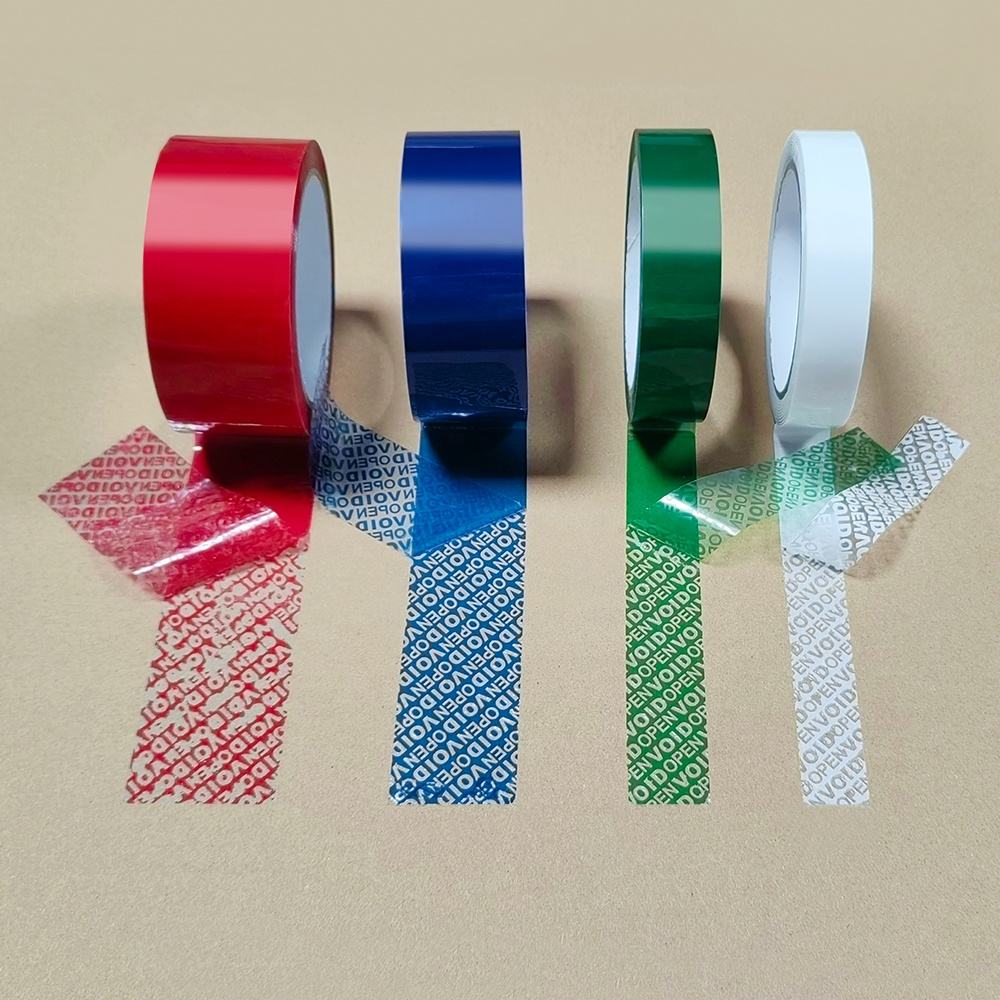 Tamper Security Tape  Tamper Evident Recyclable Adhesive Tape for Cartons and Envelopes Shipping Packaging Tape