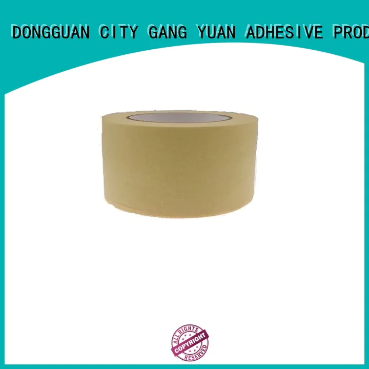 Gangyuan high temperature clear masking tape factory price for various surfaces